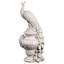 Statue de jardin paon sur une urne Castle