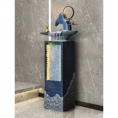 Jurujia Resin Art Flowing Water Ornament