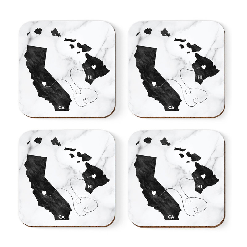 Coaster de Californie et Rhode Island, Californie / Hawaii
