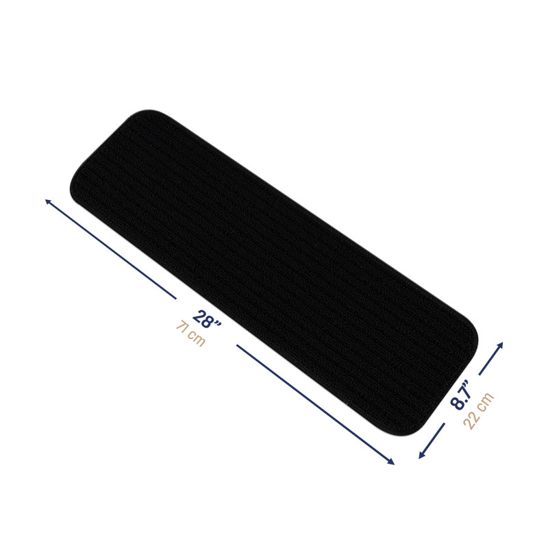 Arturas Non-Slip Stair Tread, Black