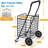 40.5'' H x 16.9'' W Utility Cart with Wheels-73274004