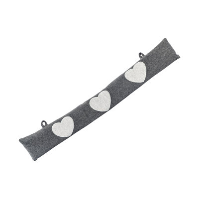 Nicola Spring - Herringbone Draught Excluder - 78.5cm - Heart