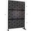 Panneaux de clÃ´ture en mÃ©tal pour intimitÃ©, 193 cm (H) x 122 cm (L) - Pour balcon, pelouse. , Ã‰cran brun-125216548