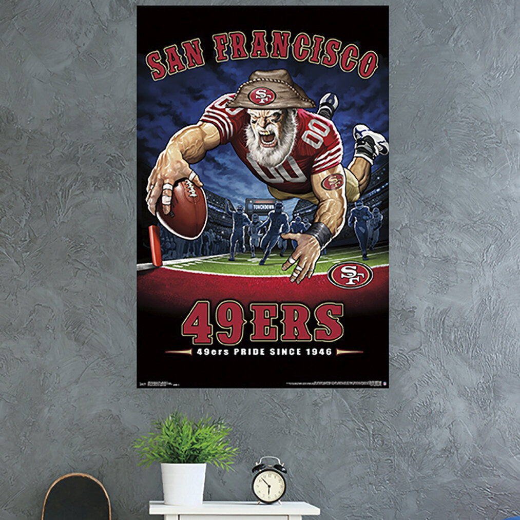 NFL San Francisco 49ers - Logo 21 Wall Poster, 22.375 x 34