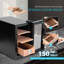23 L Electric Cigar Humidor with Hygrometer, Shelves and Drawer