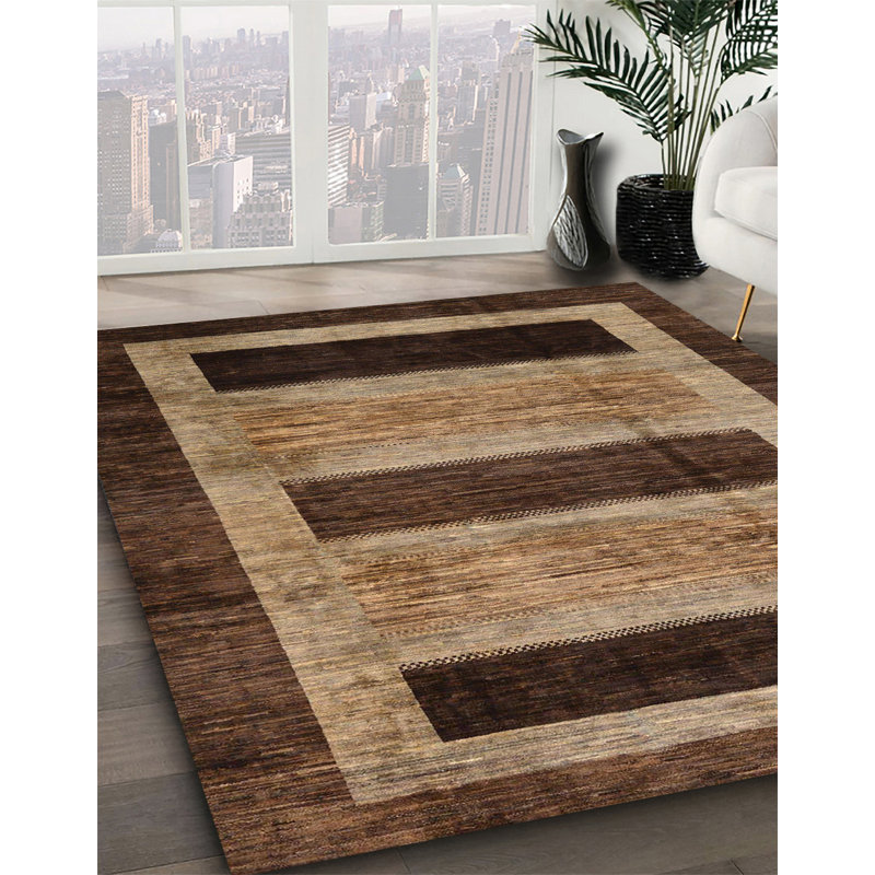 Tapis abstrait à motif abstrait moderne, Tapis de couloir 2 pi x 5 pi