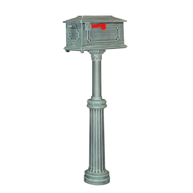 Boîte aux lettres montée Kingston, Vert verde