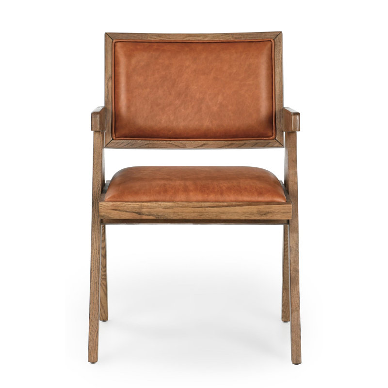 Dolton Top Grain Leather Arm Chair