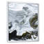 Marbre noir et blanc abstrait liquide - peinture sur toile-67417919-67417920