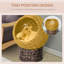 Lit pour chat 23,5 po H