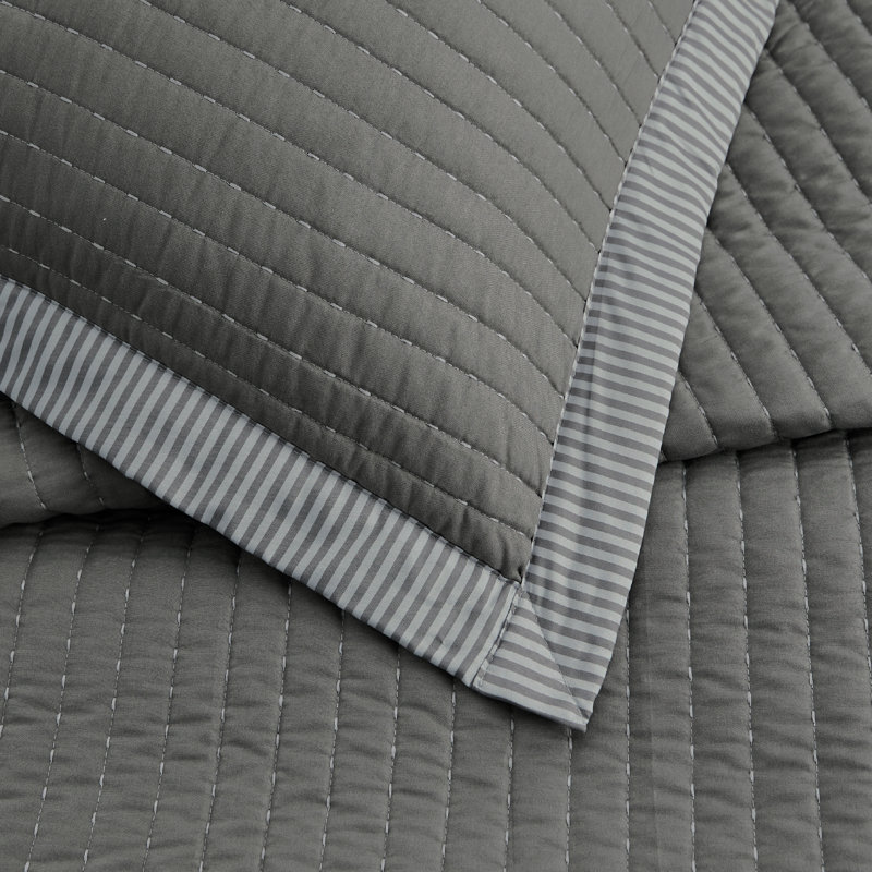 Bedsure Bedspread Coverlet Lightweight Soft Quilt Bedding Set, Corduroy Pattern Quilt Set, Queen Quilt + 2 Standard Shams