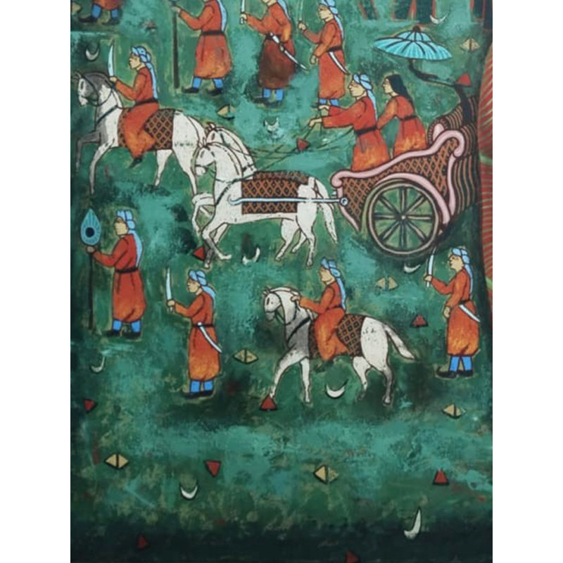 Temps nostalgique | Acrylique sur toile | Apuri Karati