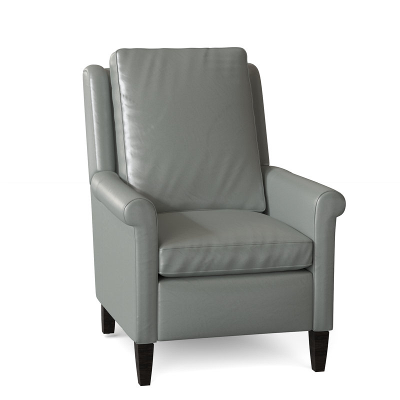 Timber Recliner, Anilina Cacao Genuine Leather, Cobblestone, Power