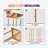 4PCS Gold Metal Column Wedding Flower Stand, 23.6inch High With Metal Laminate, Vase Geometric Centerpiece Stands, Cylindrical Floral Display Rack for Events Reception, Party Road Leads-94834162