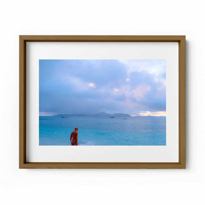 Caribbean Blue Print by Joseph Regan