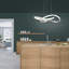 Palais 1 - Light Steel LED Geometric Pendant