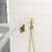 10 Inch Wall Mounted Shower - Gold Square Dual Head With Balance Valve And Nozzle System Handheld Option Feature For A Safe