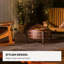 Bulle Round Steel Wood Burning Fire Pit