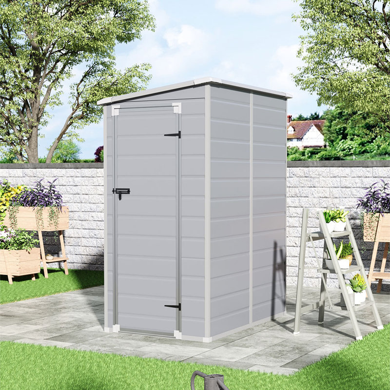 Plastic Outdoor Garden Storage Shed, 14.2 sq.ft.