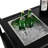 Outdoor Rolling Wicker Bar Cart, Large Portable Outdoor Wicker Bar Table With Cabinet Storage And Steel Countertop, Patio Wicker Serving Bar Cart For Pool, Party, Backyard-1908743258