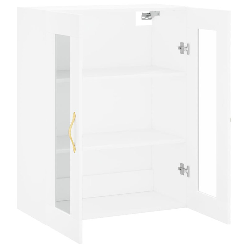 This wall mounted cabinet with an elegant design makes a timeless addition to your interior decor., White