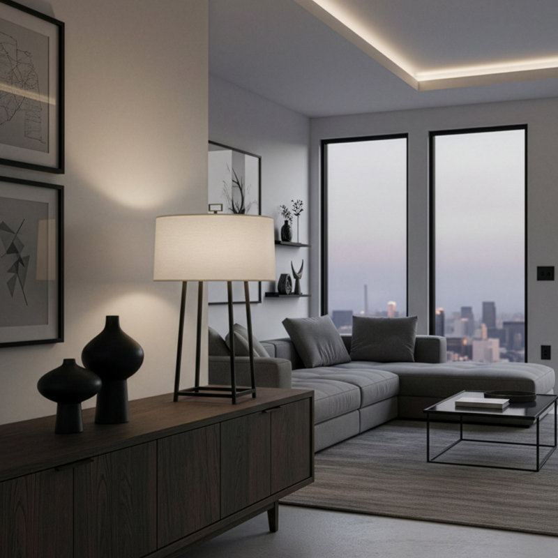 Cooper Metal Table Lamp