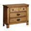 Transitional Bedside Cabinet With Weathered Texture And Charging Contemporary Table Metal Glide Plug