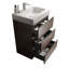 Meuble-lavabo autoportant moderne avec lavabo sans drain et robinet-1035967925