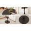 2 - 4 Person Dining : 31.5" Black Round Tulip Table And Pu Chairs, Modern Mid Century Appeal Kitchen Comfortable Synthetic Leather Look