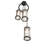 3 - Light Dimmable Cylinder Chandelier