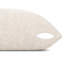 Lot de 2 housses de coussin décoratives tissées douces Basel, 50 x 50 cm, blanc/ivoire-136196581