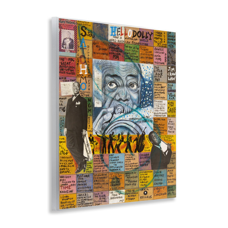«Louis Armstrong Collage» par Sabin
