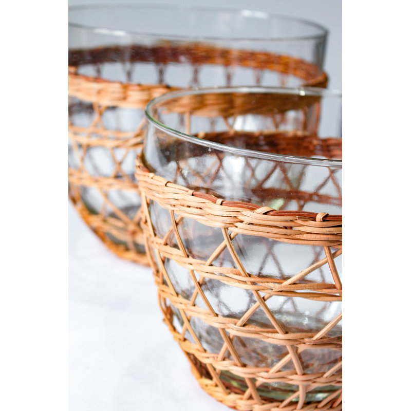Seagrass Cage Med Bowl, 8.3"