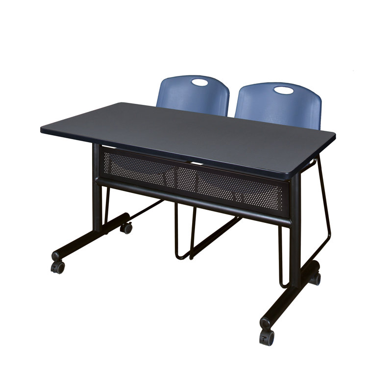 Table de nidification Nickilis, H 29 po x L 48 po x l 24 po, Gris