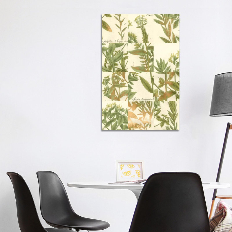 Garden Grid III by Johann Wilhelm Weinmann - Wrapped Canvas Painting, 101.6 cm H x 66.04 cm W x 3.175 cm D
