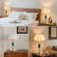 Lampe de table moderne en tissu blanc homologuée UL