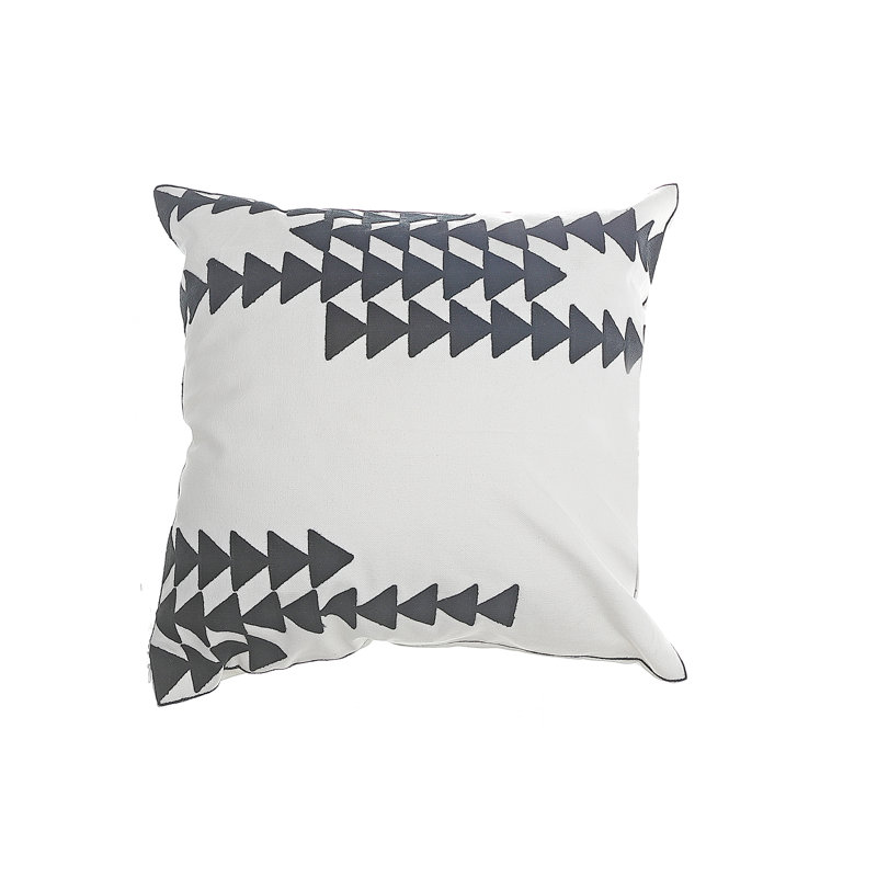 Cotton Blend Throw Pillow