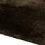 Plush Deep Pile Shaggy Chocolate Rug-25470014