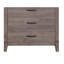 Commode de chambre à coucher 1 pièce à 5 tiroirs en mélamine avec rivets de coin en métal stratifié
