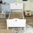 Twin Size Platform Bed with Headboard-154108642