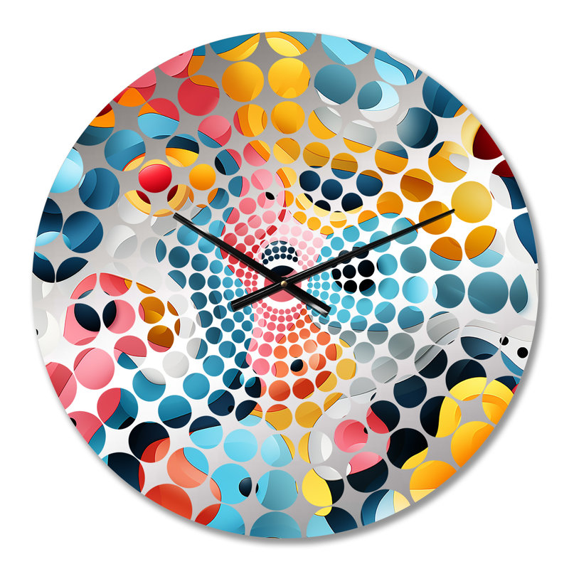 Horloge murale Popart, Médium