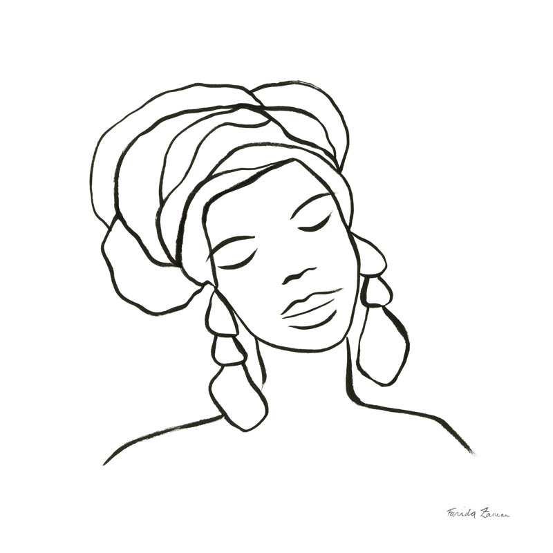 Muse I by Farida Zaman - Wrapped Canvas Print, 76cm H x 76cm W 