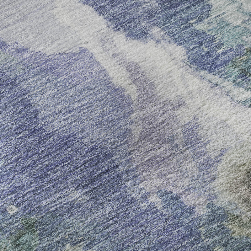 Premium Machine Washable Marasco AMF1632 Modern Rug, Rectangle 8' x 10'
