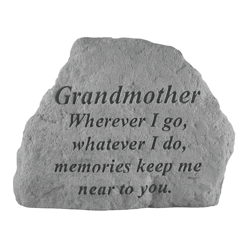 Pierre de jardin Gaabo Khaza Grandmother «Where I Go W Quoi que je fasse»
