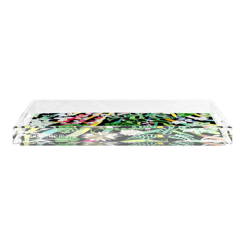 Plateau décoratif Sabi Jungle, L 22,5 po x P 14,5 po x H 2 po