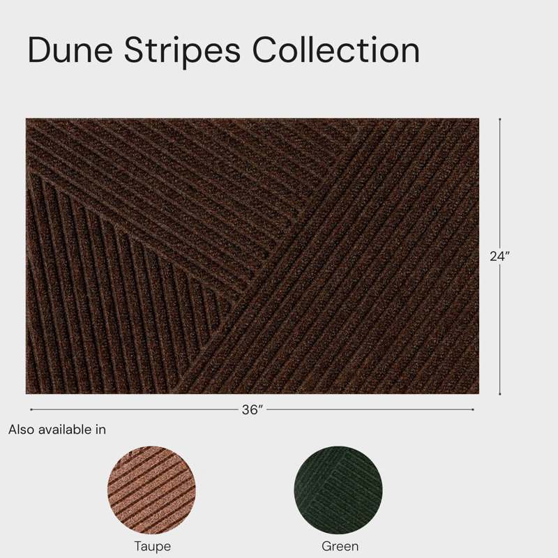 Tapis brun Ebern Designs, Brun