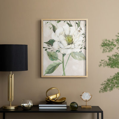 Garden Elegance I Framed Print - Solid Wood
