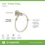 Dia Wall Mounted Towel Ring-13885412