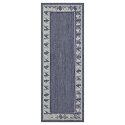 Sunshine GC_HAR2001 Blue 5 Ft. 3 In. X 7 Ft. 3 In. Indoor/Outdoor Area Rug