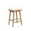 Tabouret de bar en bois sans dossier à hauteur de comptoir avec coussin amovible-847064367-868643907-871875408